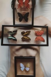 Sara lorusso fotografias sobre a feminilidade arte no caos mariposas