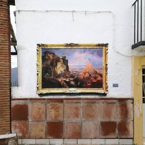 Artista replica pinturas famosas em lugares incomuns e abandonados 17