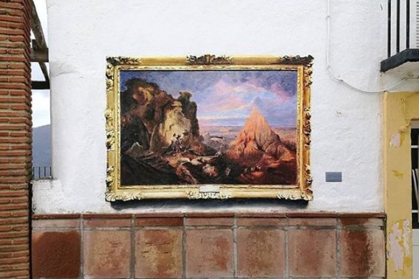 Artista replica pinturas famosas em lugares incomuns e abandonados 17