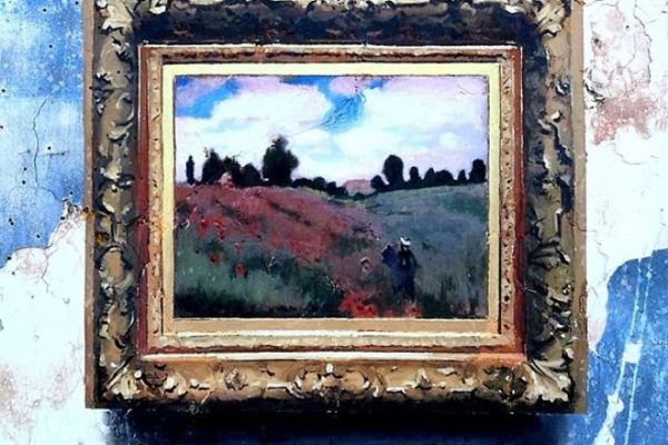 Artista replica pinturas famosas em lugares incomuns e abandonados 18