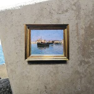 Artista replica pinturas famosas em lugares incomuns e abandonados 7