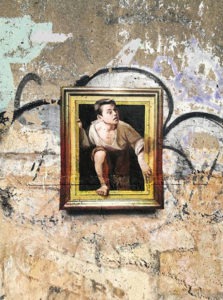 Artista replica pinturas famosas em lugares incomuns e abandonados arte no caos