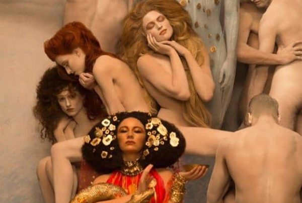 arte no caos pinturas ao vivo Inge Prader