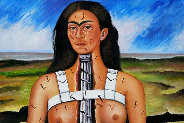 A Coluna Partida Frida Kahlo Dr. arte no caos